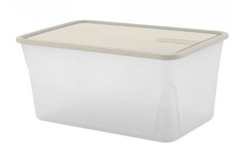 Контейнер для продуктов Sugar&Spice Honey 2,1л прямоугольный белый зефир